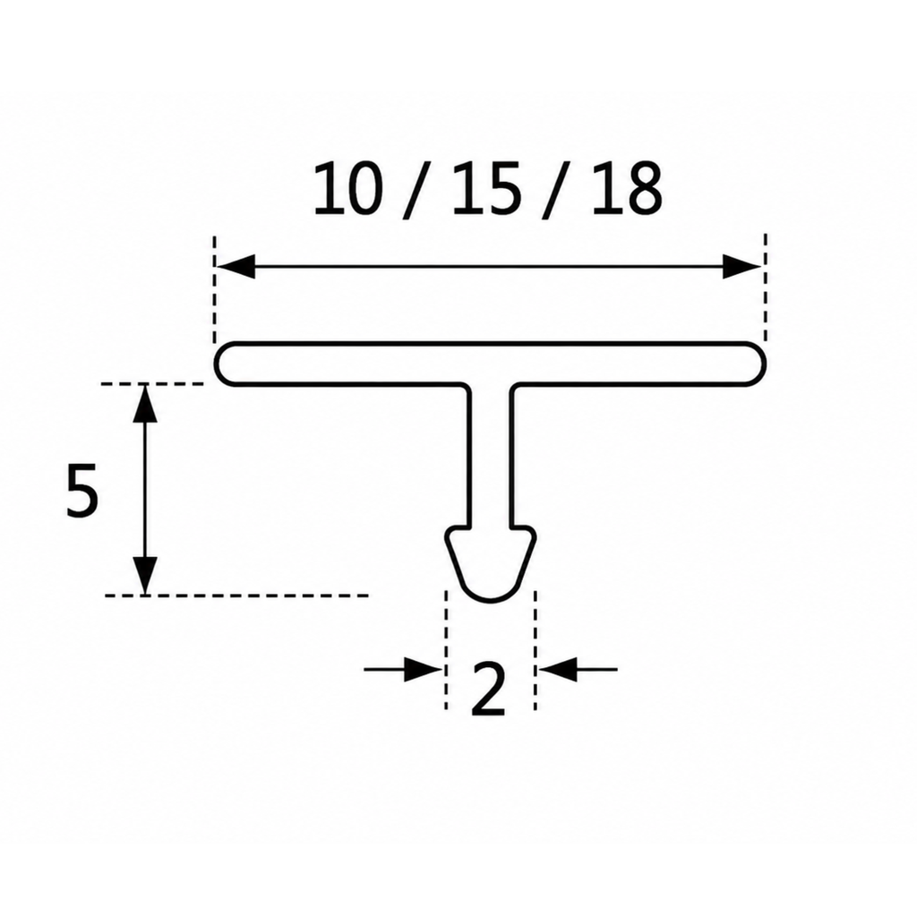 Decorative Trim T-Profile
