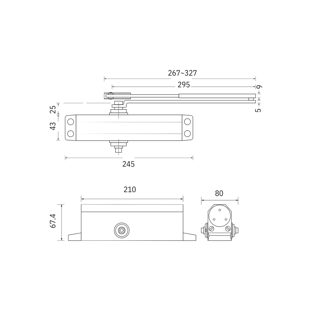 Hydraulic Door Closer