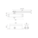 Hydraulic Door Closer
