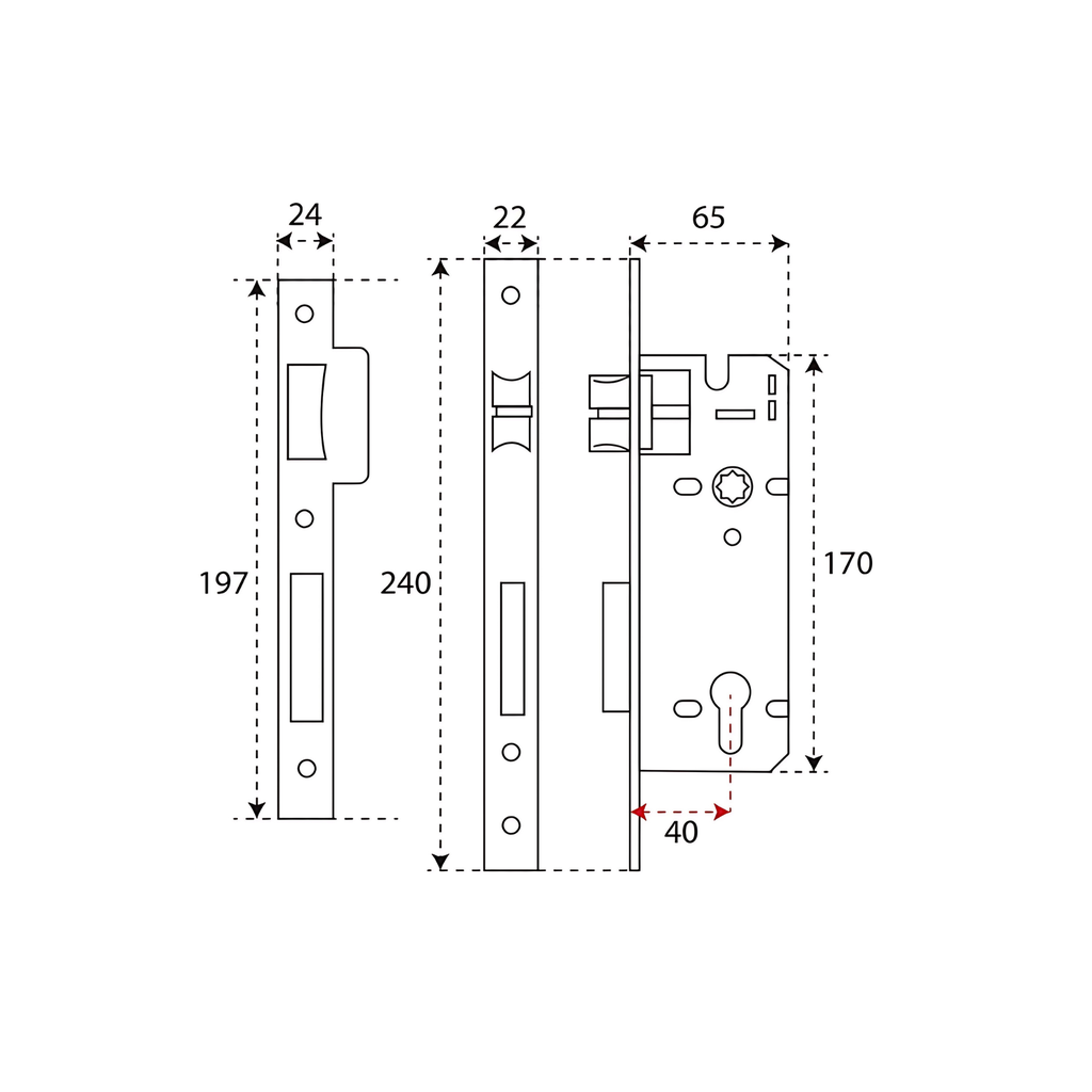 Swing Door Roller Lock