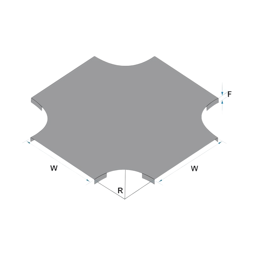 Cover Equal Cross Tray 