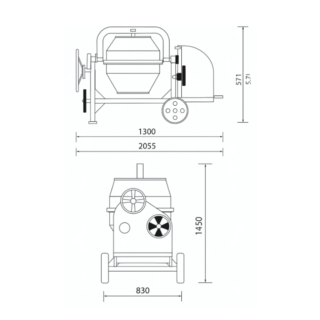 Concrete Mixer - Body Only