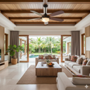 Ceiling Fan with Light - 52" Deco