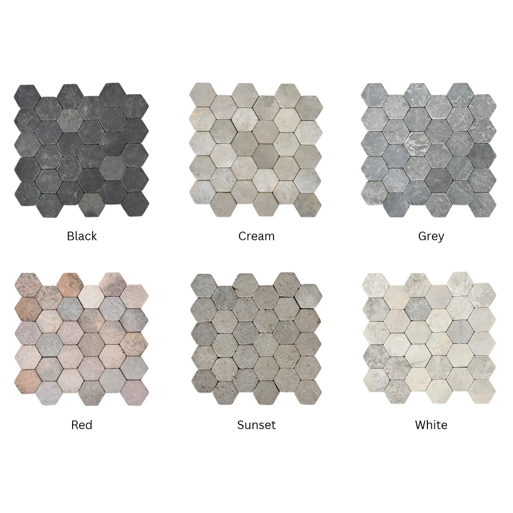 Hexagon 6 x 6 cm - Mix.webp