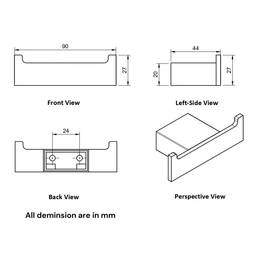 Double Robe Hooks