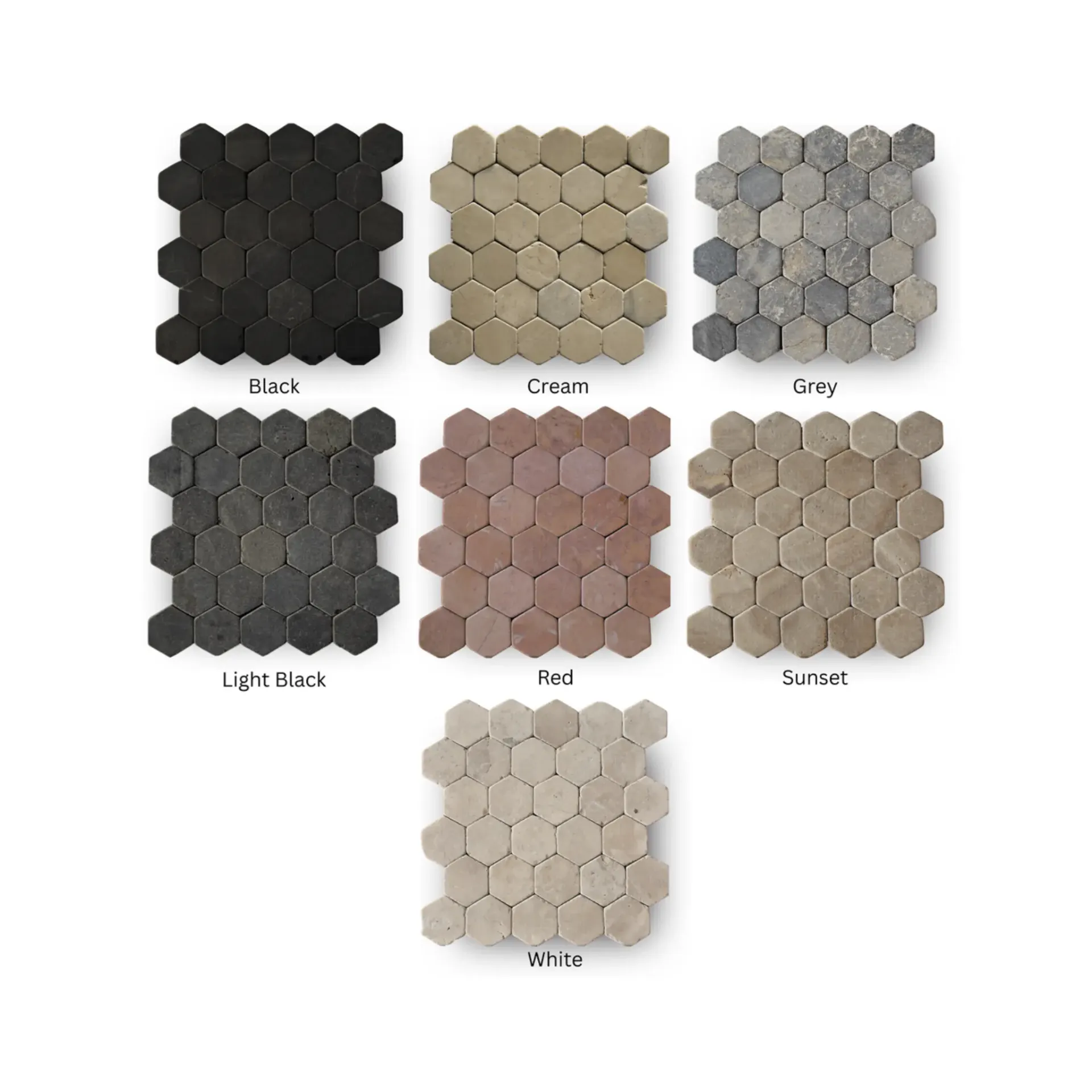 04 - Hexagon 30 x 30 (Black)