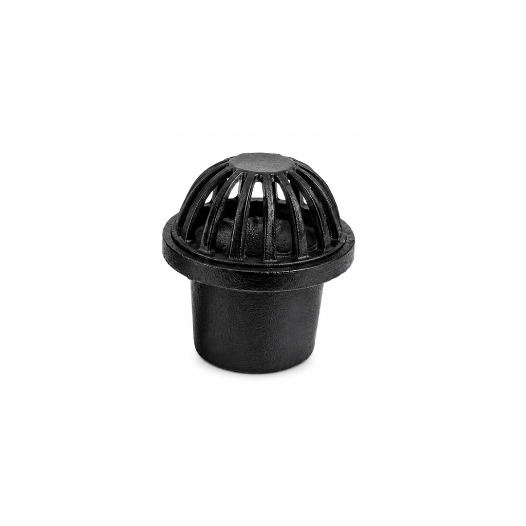 Cast Iron Roof Drains (3", Domed)