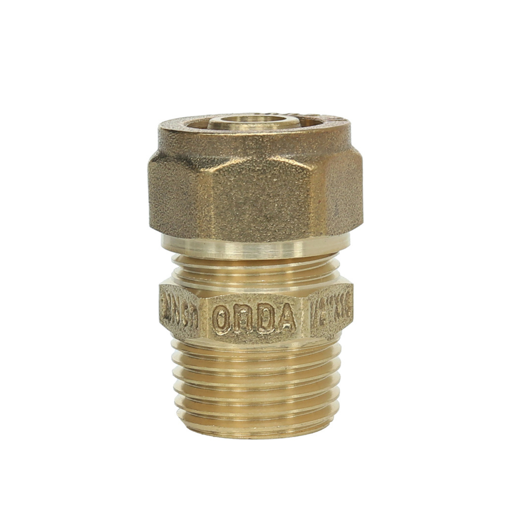 PEX - Socket Male Straight (1/2" x 1/2")