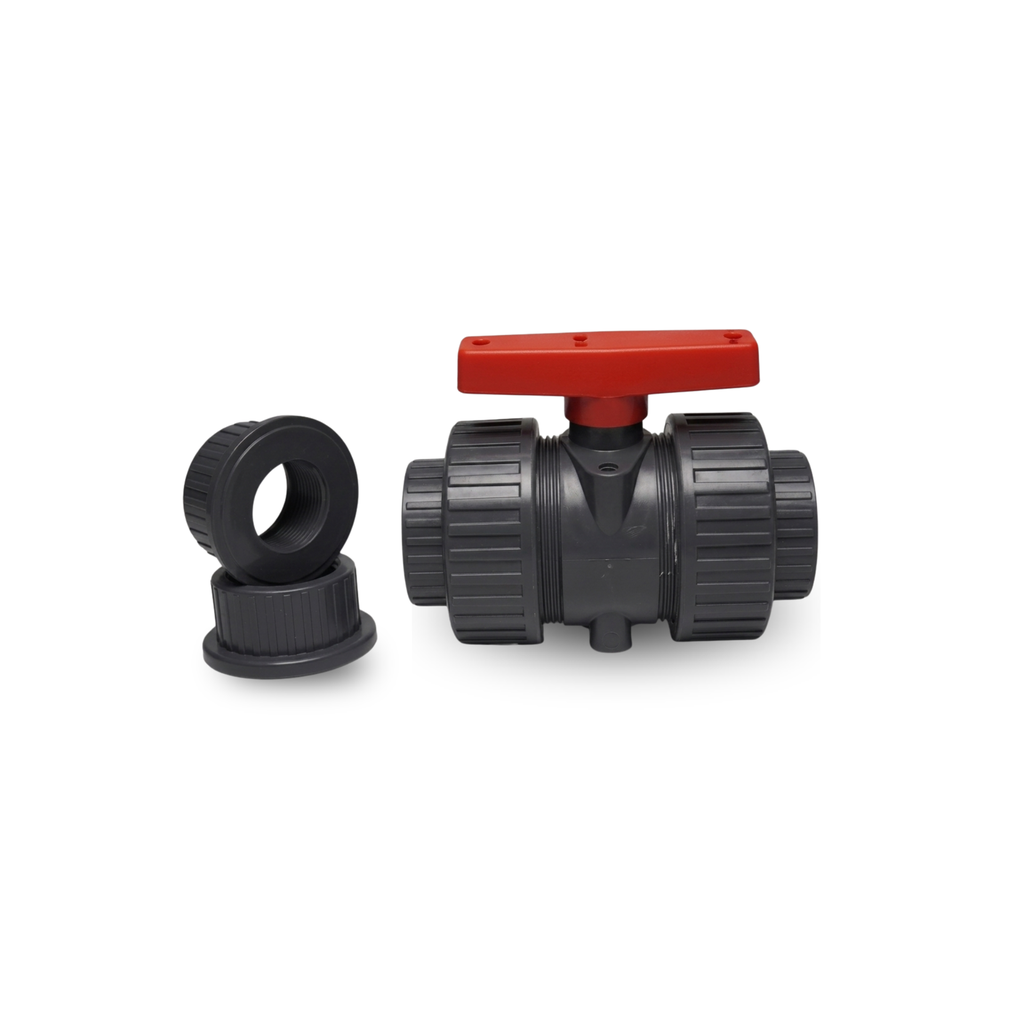 Double Union Ball Check Valve - PVC
