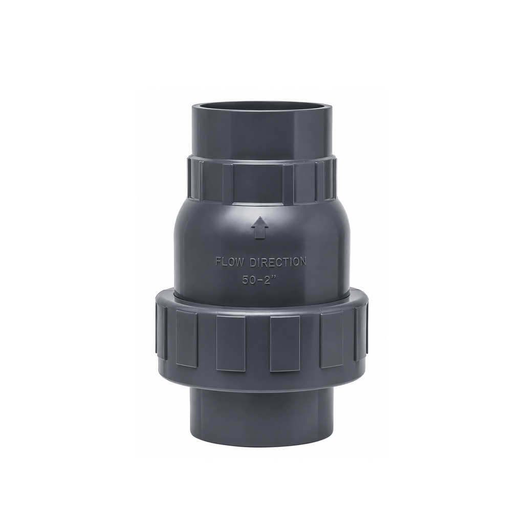 Single Union PVC Ball Check Valve  (3/4")