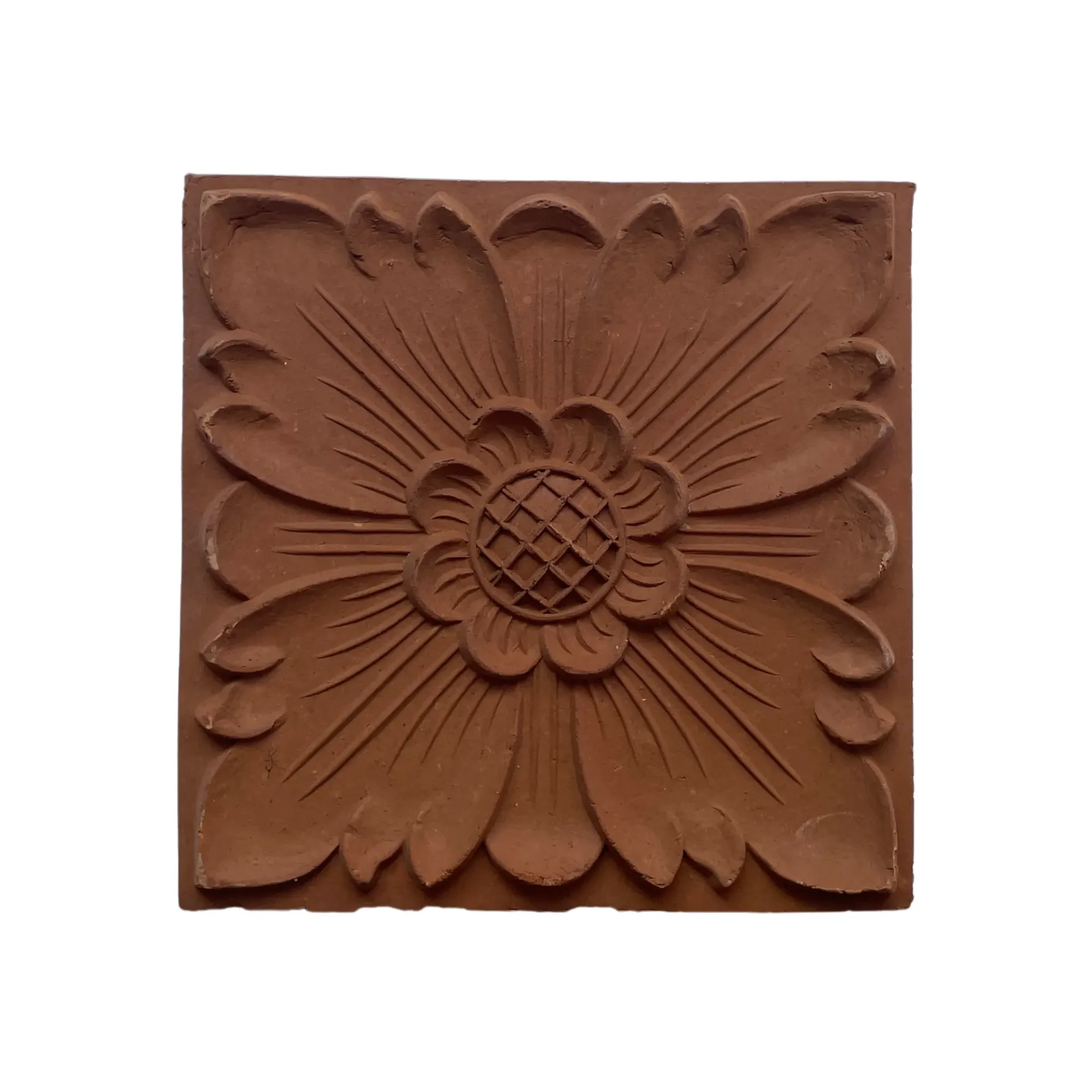 Floral Clay Tiles