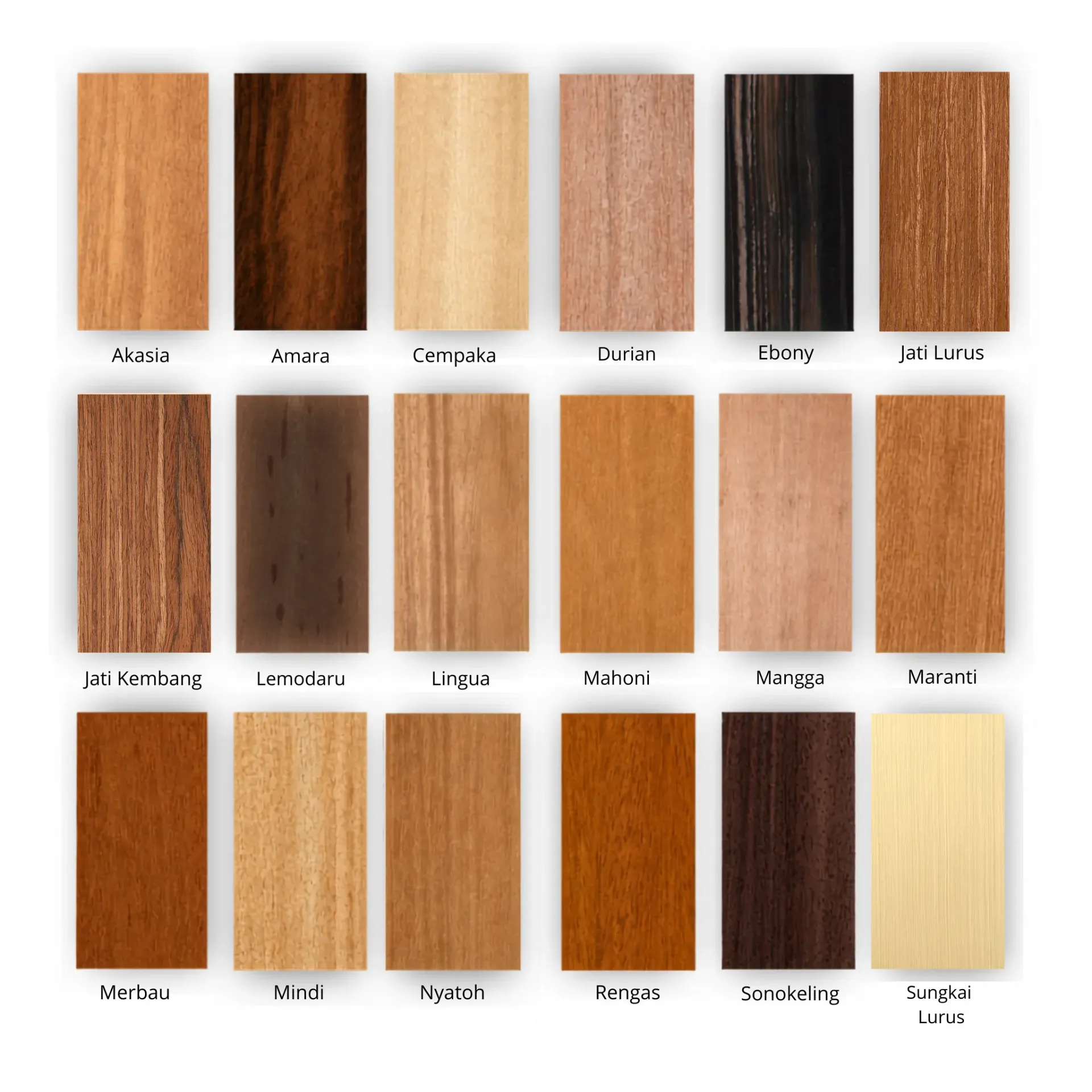 Veneer Natural - Indonesia