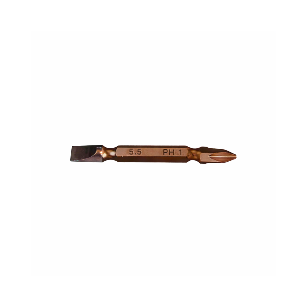 Double Head Slotted and Phillips ((+) (-) PH1 - 65 mm)