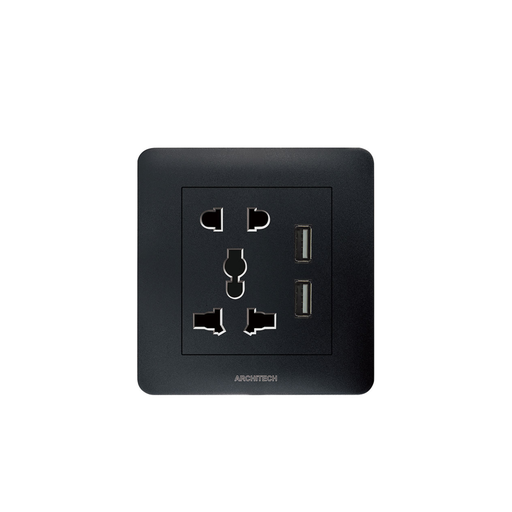 Universal Socket with USB Chargers