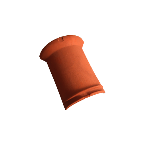 Clay Capping Tile - 1/2 Round